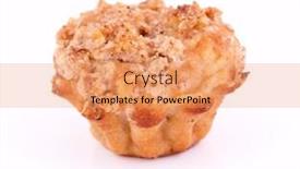  Presentation with muffin - Amazing PPT layouts having muffin backdrop and a coral colored foreground