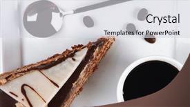  Presentation with hot chocolate - Slides with  background and a  colored foreground