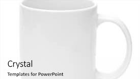  Presentation with christmas empty blank letter - PPT theme with mug empty blank for coffee background and a white colored foreground