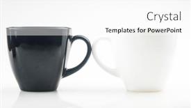  Presentation with black ceramic - Cool new presentation theme with mug-mock-up-two-ceramic backdrop and a white colored foreground