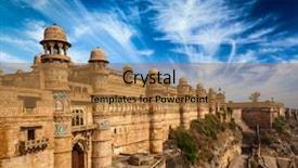  Presentation with mughal - Amazing presentation having mughal architecture - gwalior fort gwalior backdrop and a coral colored foreground