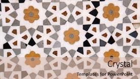  Presentation with mughal history - Presentation theme with mughal history - marble flowers pattern background and a coral colored foreground