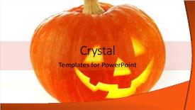  Presentation with halloween - Beautiful presentation featuring muguet - funny halloween pumpkin isolated backdrop and a  colored foreground