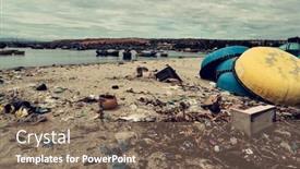  Presentation with garbage - Audience pleasing presentation theme consisting of mui-ne-january-2017-garbage backdrop and a  colored foreground