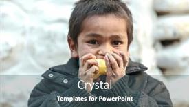  Presentation with starving - Colorful presentation theme enhanced with muktinah-nepal-november-10-2010 backdrop and a ocean colored foreground