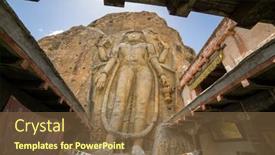  Presentation with ladakh - Amazing theme having mulbekh-india-june-18-2017 backdrop and a tawny brown colored foreground