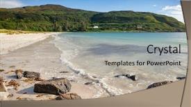  Presentation with scotland - Slide set featuring mull argyll and bute scotland background and a light gray colored foreground