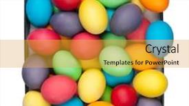  Presentation with eggs egg carton egg box - Amazing slides having multi color eggs in box backdrop and a gold colored foreground