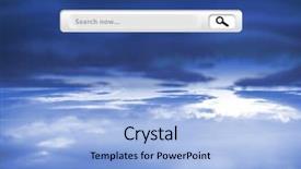  Presentation with deep blue - Audience pleasing presentation design consisting of multi colored bars - digital composite of search bar backdrop and a light blue colored foreground