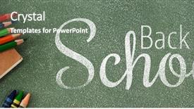  Presentation with digital image - Cool new slides with multi colored books - digital image of back backdrop and a gray colored foreground