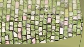  Presentation with tiles - Slide deck consisting of multi-colored-small-square-tiles background and a mint green colored foreground