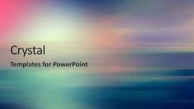  Presentation with urban design - Cool new PPT theme with multi colors - artistic style - defocused urban backdrop and a coral colored foreground