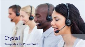  Presentation with cultural center - Presentation theme enhanced with remuneration - woman pay with dollar money background and a gray colored foreground