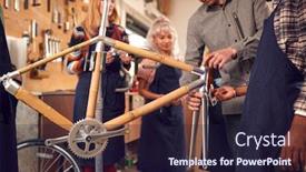  Presentation with multi cultural - Slide deck featuring multi-cultural-team-in-workshop background and a wine colored foreground