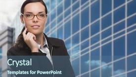  Presentation with multi cultural - Slides featuring multi cultural workplace - confident attractive mixed race woman background and a  colored foreground