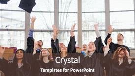  Presentation with ethnic group - Beautiful slides featuring multi ethnic group of graduated backdrop and a tawny brown colored foreground