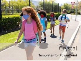 Multi Ethnic Group Of School PPT template 97 | CrystalGraphics