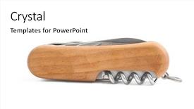  Presentation with multi - Amazing theme having multi function knife backdrop and a white colored foreground