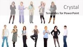  Presentation with structure - Beautiful presentation theme featuring multi level structure backdrop and a white colored foreground