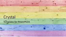 Presentation with rainbow flag - Theme with multi panels - homosexuality sex minorities design background and a blonde colored foreground