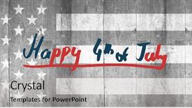  Presentation with wood panel - Presentation design featuring multi panels - red and blue fourth background and a light gray colored foreground