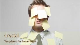  Presentation with multi - Slides enhanced with multi tasking - business man background and a soft green colored foreground