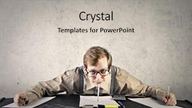  Presentation with homework - Slides enhanced with multi tasking - nerd doing homework background and a light gray colored foreground