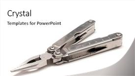  Presentation with multi sports kids - Presentation design enhanced with multi-tool isolated on white background and a white colored foreground