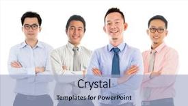  Presentation with nido palawan philippines southeast asia - Audience pleasing PPT theme consisting of multiagent - portrait of group southeast asian backdrop and a light blue colored foreground