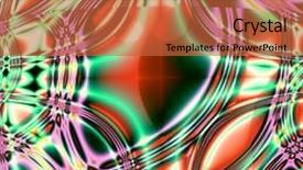  Presentation with acid - Presentation consisting of multicolor acid background background and a red colored foreground