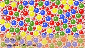  Presentation with multicolor - Presentation theme having multicolor bubbles background background and a yellow colored foreground