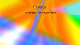  Presentation with multicolor - Presentation design featuring multicolor fantasy background background and a gold colored foreground