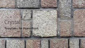  Presentation with architecture old - Presentation featuring multicolor-old-stone-wall-aged background and a light gray colored foreground