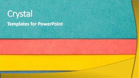  Presentation with multicolor - Slides having abstract stack carton - multicolor paper backdrop background and a teal colored foreground