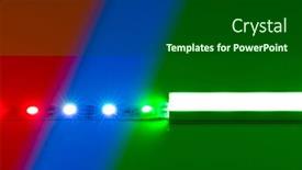  Presentation with diffuser - Slide deck having multicolor-rgb-led-light-strip background and a black colored foreground