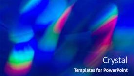 Presentation with abstract light - PPT theme having multicolored-abstract-colorful-background-unusual background and a navy blue colored foreground