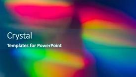  Presentation with light abstract - Presentation design featuring multicolored-abstract-colorful-background-unusual background and a ocean colored foreground