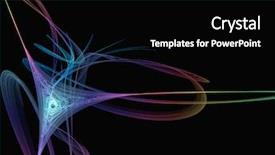  Presentation with high quality - Beautiful presentation design featuring multicolored hyperbola - abstract high quality backdrop and a black colored foreground