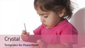  Presentation with multicultural - PPT layouts having multicultural babies - baby girl is eating background and a  colored foreground