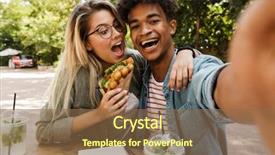  Presentation with young happy couple - Presentation having multicultural books - happy young multiethnic couple spending background and a tawny brown colored foreground