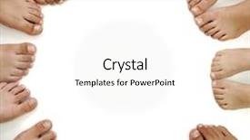  Presentation with multicultural - Cool new theme with multicultural children - perfect circle of legs isolated backdrop and a white colored foreground