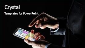  Presentation with business programming code abstract technology - Amazing presentation design having multimedia people and future technology backdrop and a black colored foreground