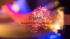  Presentation with fiber optics - Audience pleasing presentation design consisting of multimedia telecommunications - fiber optics lights abstract background backdrop and a red colored foreground