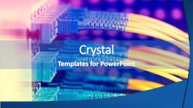  Presentation with fiber optic - Cool new slides with multimodal transport - fiber optic cablel connect backdrop and a teal colored foreground
