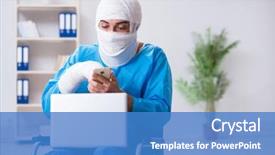  Presentation with pediatric nursing broken bone - Slides having multiple broken bones and fracture background and a teal colored foreground