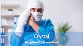  Presentation with pediatric nursing broken bone - Slides with multiple broken bones and fracture background and a teal colored foreground