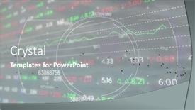  Presentation with technology economy - Theme enhanced with multiple-changing-numbers-and-scope background and a gray colored foreground