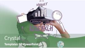  Presentation with green technology - Presentation theme consisting of multiple-digital-icons-over-school background and a ocean colored foreground