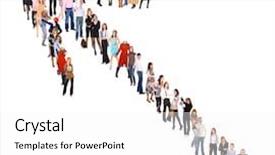  Presentation with achievement - Audience pleasing PPT theme consisting of multiple directions - together we stand achievement idea backdrop and a white colored foreground