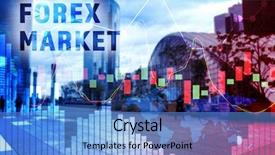  Presentation with forex - Beautiful theme featuring multiple exposure of stock market backdrop and a teal colored foreground